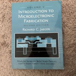 Introduction To Microelectronic Fabrication Textbook