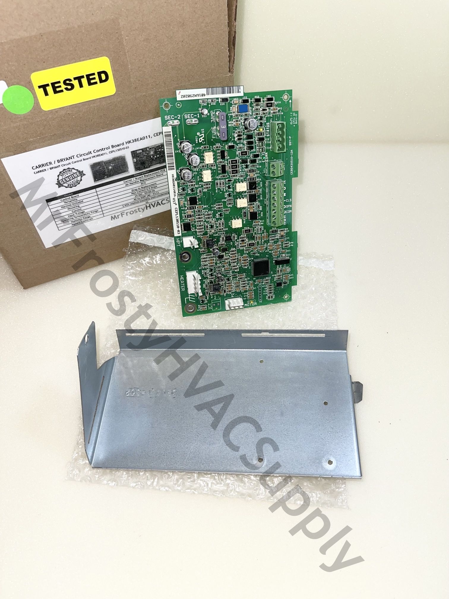 CARRIER BRYANT HK38EA011-4016 Air Handler Control Board CEPL130510 V17