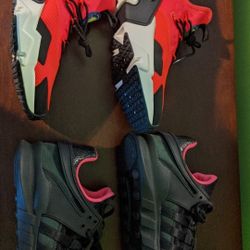 Mens Size 10 Air Huarache And Adidas Eqt Lot