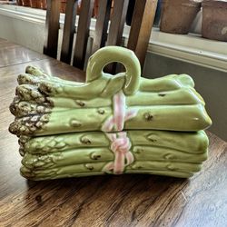 Cute Green Asparagus Jar 