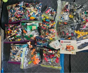 Large Bulk LEGO Lot with Chain Reactions Book and other books