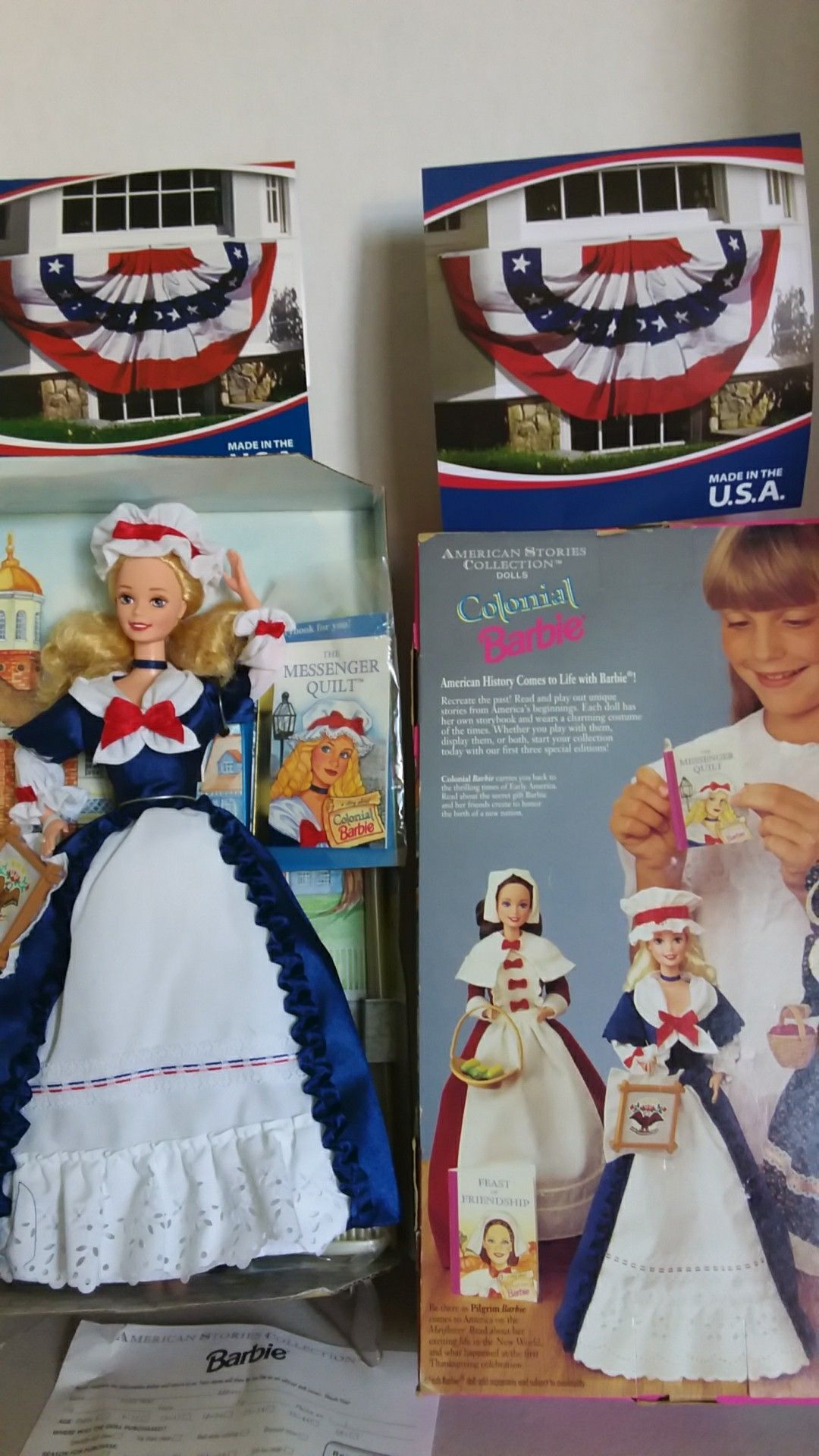 COLONIAL BARBIE DOLL SPECIAL EDITION BICENTENNIAL NEW WITH ALL ACCESSORIES INSIDE