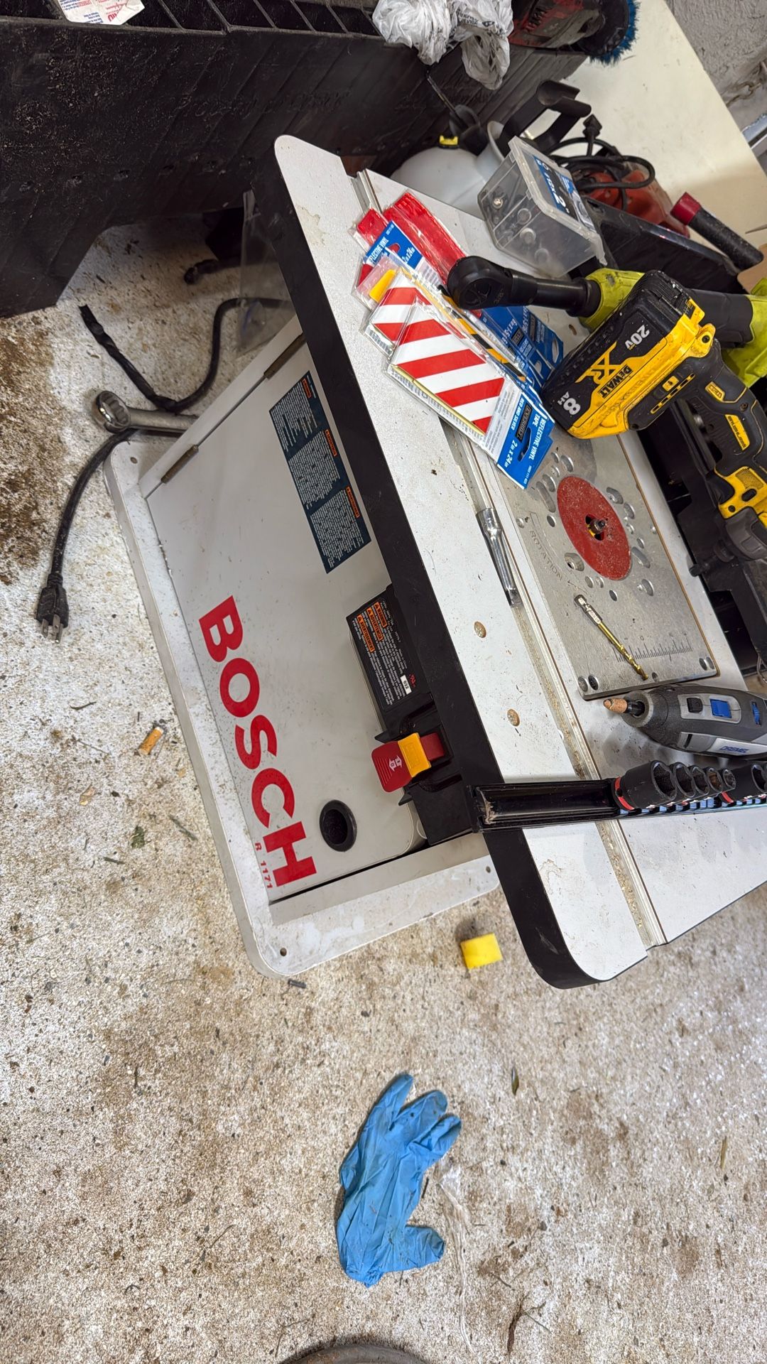 Bosch Router Table Rigid Router With Fense Not Pictured