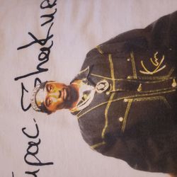 Tupac Shakur Men's T-shirt Size Medium $20 Firm! Cash Only Pick Up Only Northeast Fresno