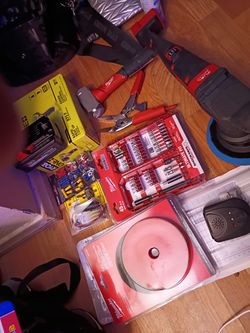 Milwaukee Tool Lot – Drill, Bits, Pliers & More