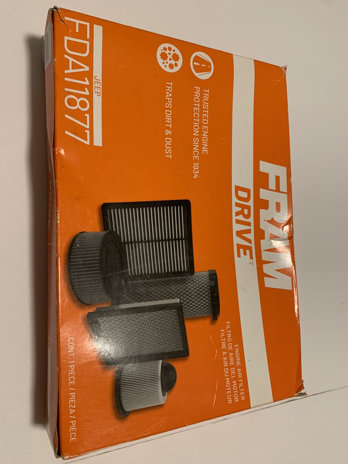 FRAM Drive FDA11877 Engine Air Filter for Jeep