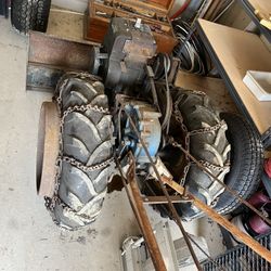 Sears David Bradley walked behind tractor with plow