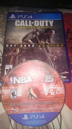 Call of duty advanced warfare & NBA 2k15