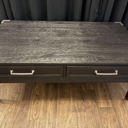 Large Black Coffee Table