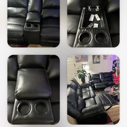Leather Recliner Sofa Like New Good Condition