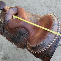 Wester Leather Saddle 