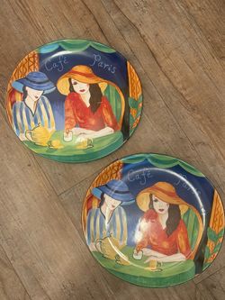 Café Paris plates - Murrieta