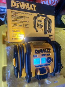 DEWALT  20V MAX CORDLESS AIR INFLATOR  TO TOOL ONLY BATTERY NOT INCLUDED NEW IN BOX $100 FIRM