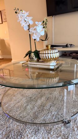 Silver coffe table