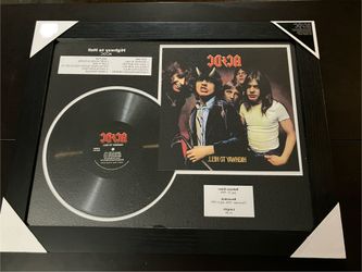 AC/DC Framed Vinyl Art