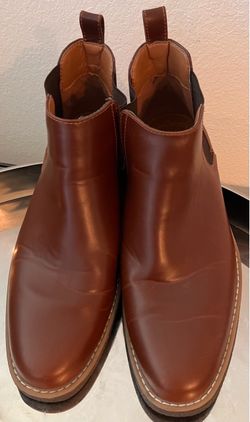 Brown Leather Chelsea Boots size 9