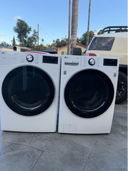 Xl washer and gas dryer