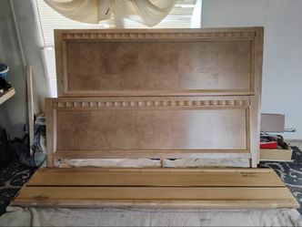 King size oak bed frame