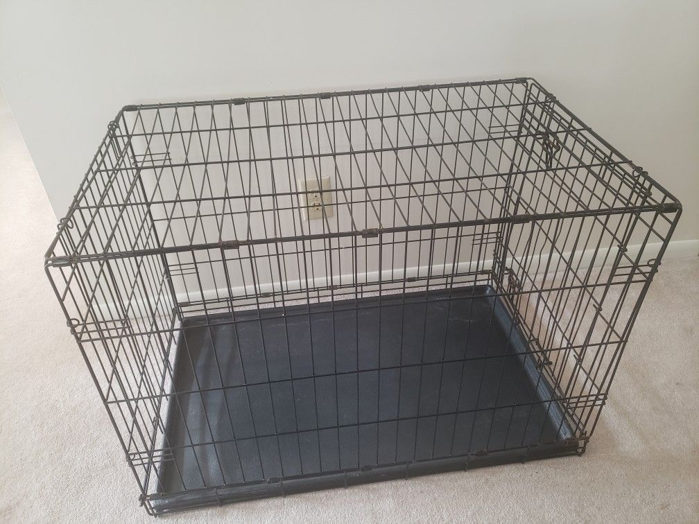 Large Black Dog Crate For Sale