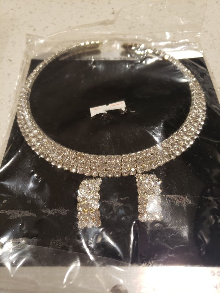 Earrings and Choker