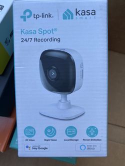 TP-Link - Kasa Smart 2K HD Indoor Home Security Camera, Motion Detection