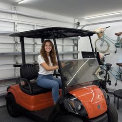 Yamaha Golf Cart - Lithium (1 Cycle!) | Custom Orange & Black 🔥