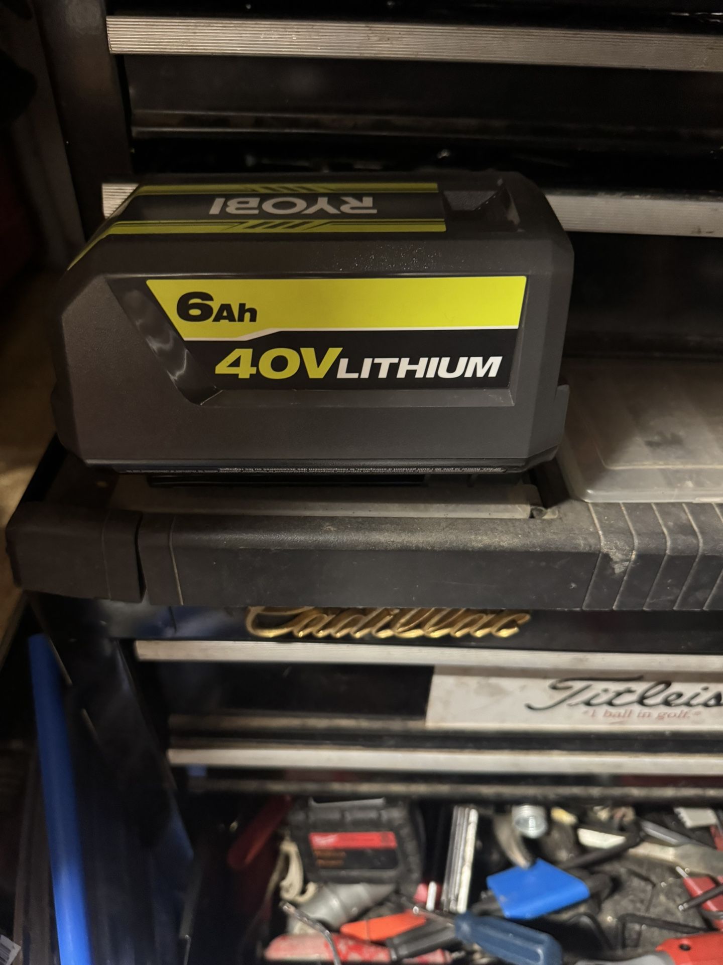 40vt. 6amp Ryobi Cordless batteries with charger