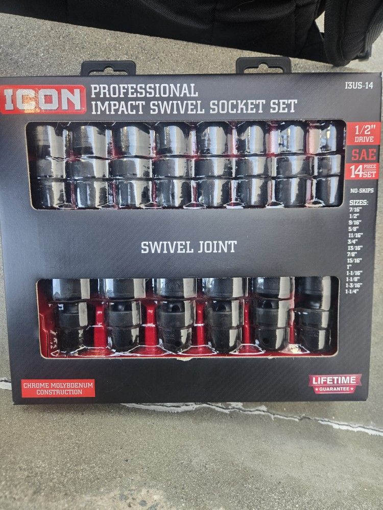 Icon Professional Impact Swivel Socket Set