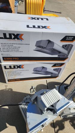 Three Gavita And Three Lux Grow Lights 