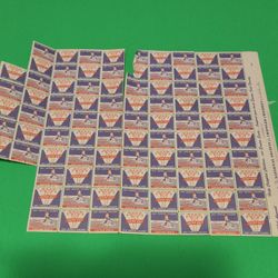 #1548 EASTER 1958 SEAL HELP CRIPPLED CHILDREN STAMPS 
