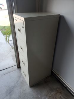 Fire King Turtle File Cabinet