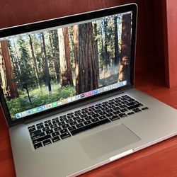 Apple MacBook Pro 15” Retina I7/16GB/500GB SSD macOS 15.1 Sequoia $300