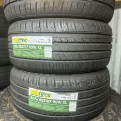 245/45/17 TBB Tires EACH TIRE $80/ CADA LLANTA- INSTALLED AND BALANCED
