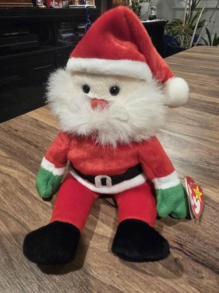 TY Beanie Baby Santa 1998