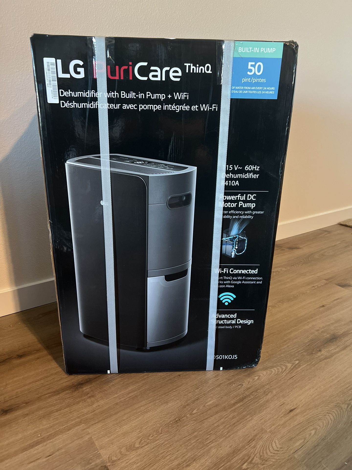 LG PureCare Wi-Fi Dehumidifier