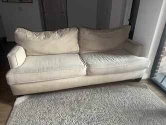 Beige sofa