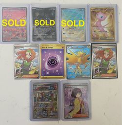 Pokémon 151 Erika’s Invitation, Zapdos, Machoke, Basic Energy Psychic, Daisy’s Help