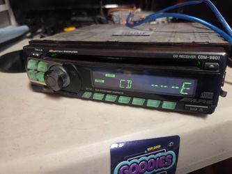 Alpine com9801 radio only CD not working