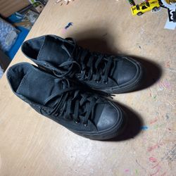 All Black Converse