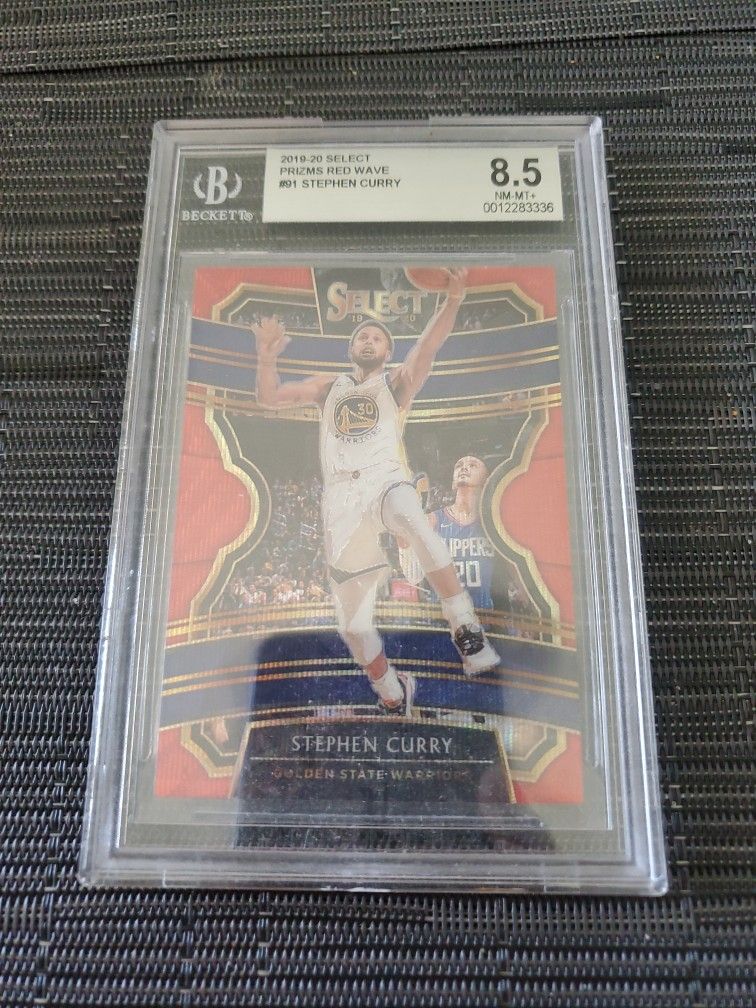 Warriors Stephen Curry Graded Refractor Card