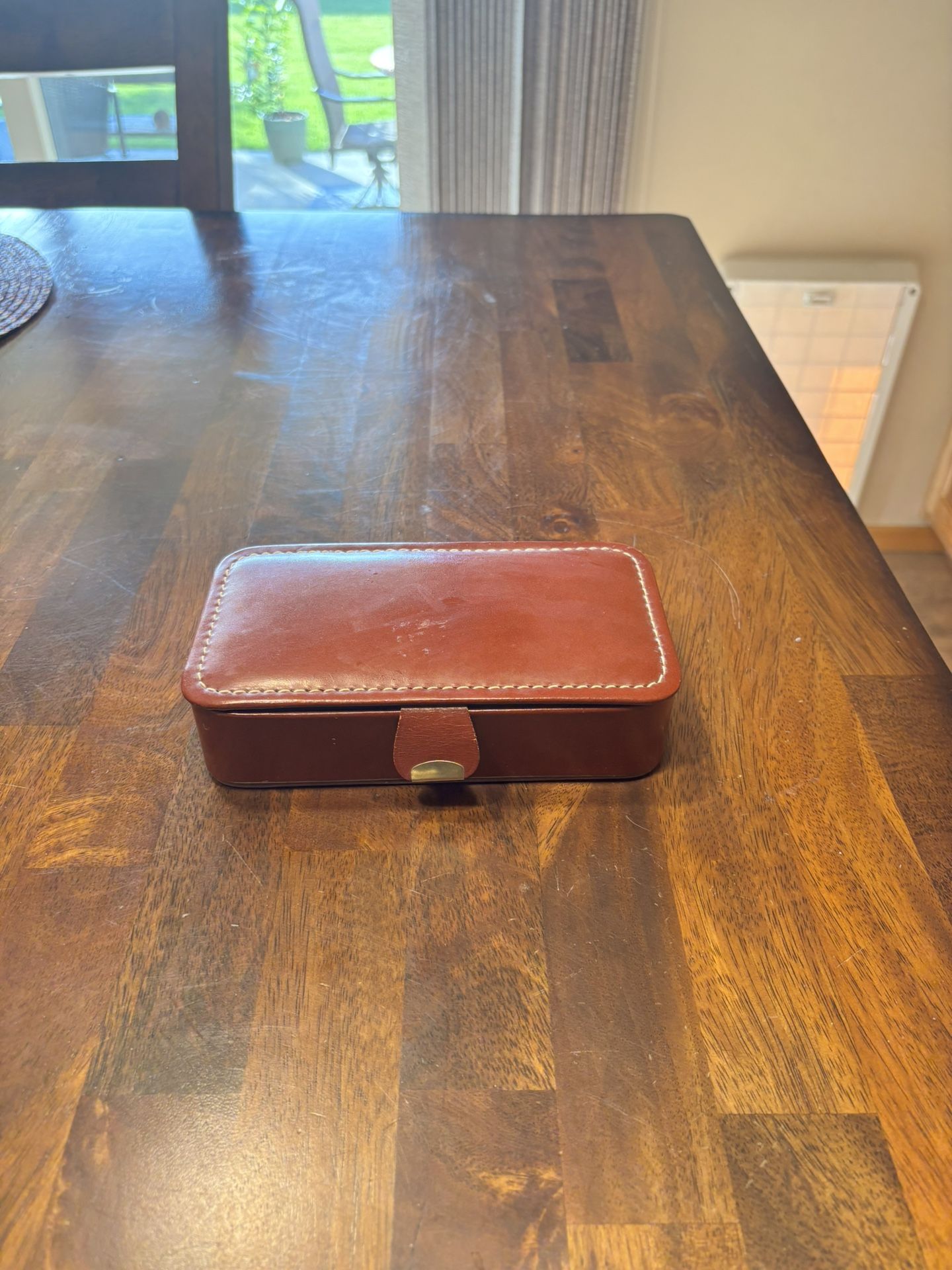 Leather travel case