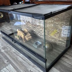 Reptile tank + Supplies