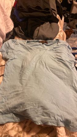 Light Blue Short Sleeve Top