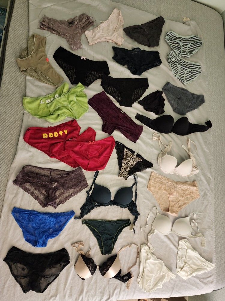 Well Worn Old Underwear Panties Bra Used