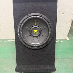 Kicker CompD 12" Subwoofer in Enclosure - Powerful Bass for Car Audio