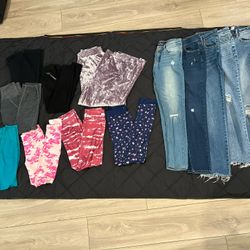 Jeans And Leggings Girls Size 7-12