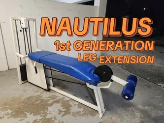Vintage NAUTILUS 1st Generation. Leg Extension.