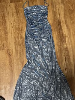 Sparkly Iridescent Prom Dress