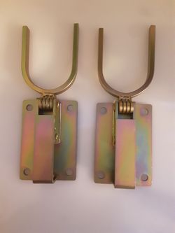 2 pcs instant locking gate latch one hand operated fence door latch