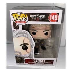 Funko pop! #149 GERALT The Witcher Wild Hunt Game Vinyl Figure 
